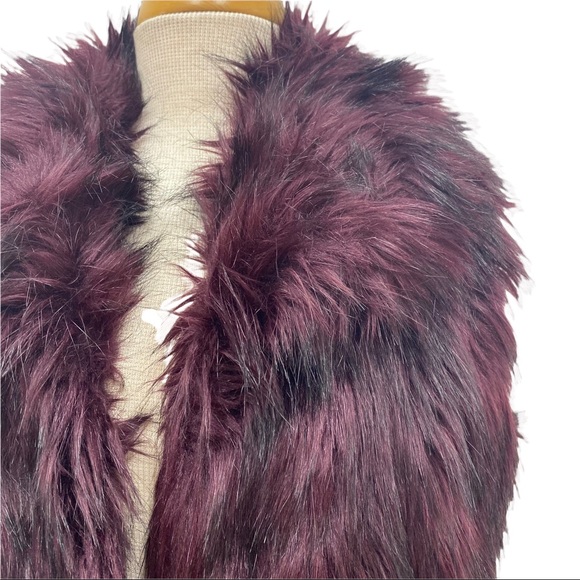 ADRIENNE LANDAU Faux Fur Vest in Purple - Picture 3 of 9